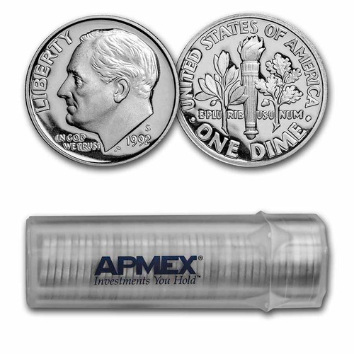 Silver roosevelt dimes - 90%,