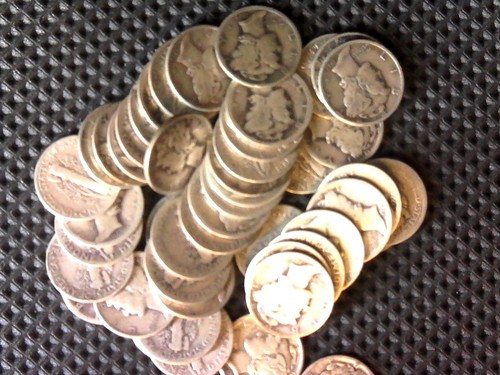 Roll mercury silver - of, 50