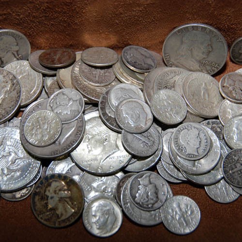 Silver 50c face usa coins - silver, .50c