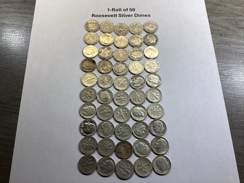 Roll roosevelt silver - 1,