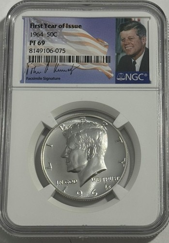 1964 ngc pf69 - 1964, silver